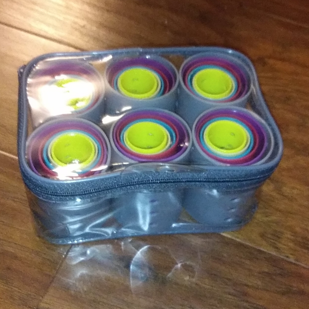 Hard hair rollers